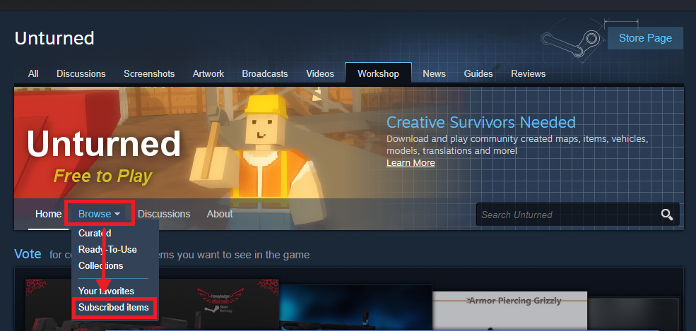 how to download steam workshop mods without the game