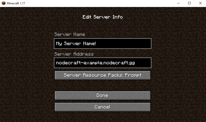 How To Join Your Minecraft Server Minecraft Knowledgebase Article Nodecraft